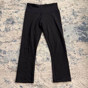 Lululemon Black Leggings Sz 2 Athletic Workout Gym Running Yoga Cute